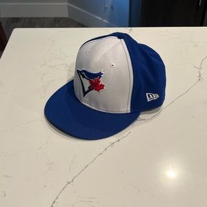 7 1/2 White & Blue Toronto Blue Jays Baseball Hat